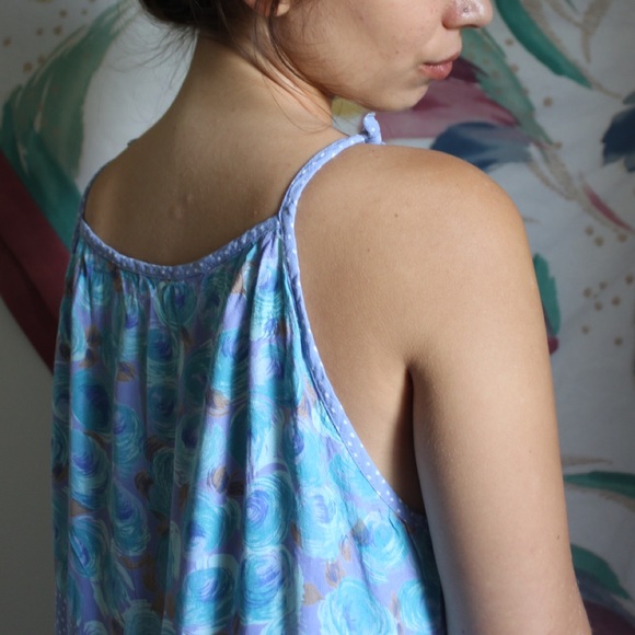 Vintage Periwinkle Maxi Dress 💙 - Picture 5 of 6